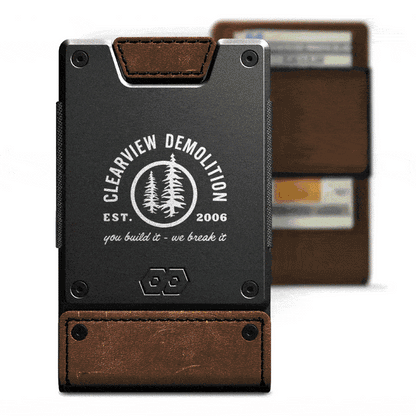 Custom Engraved PROOF Wallet | Upload an Image or Add Text