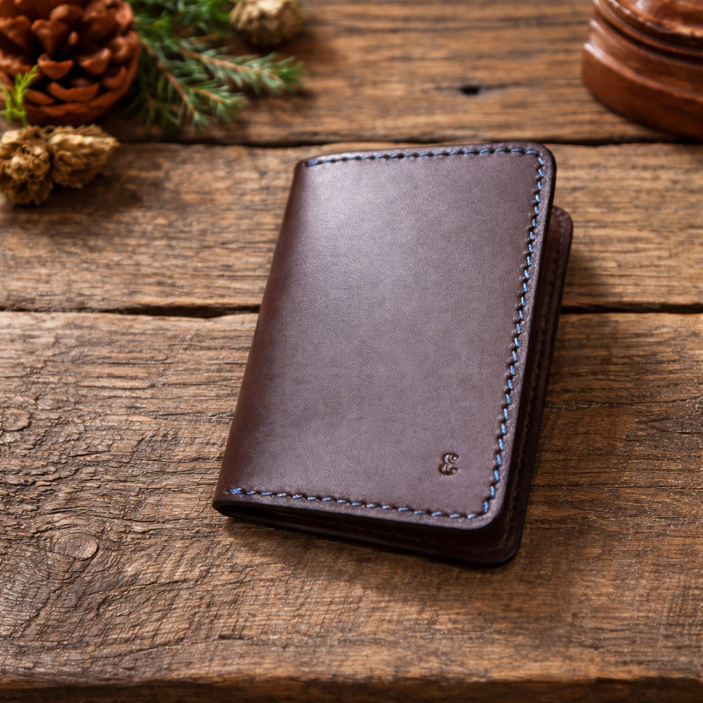 New Oxblood Holden Card Wallet with RFID Protection