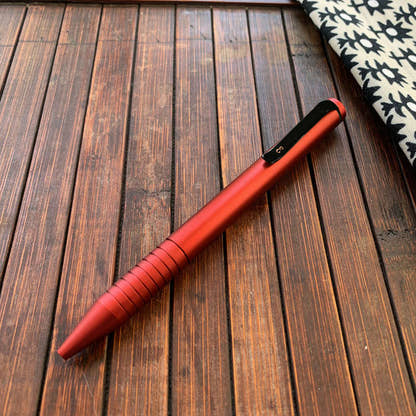 The Grafton Mini Twist Pen — Compact Twist-Action EDC Pen | Crimson