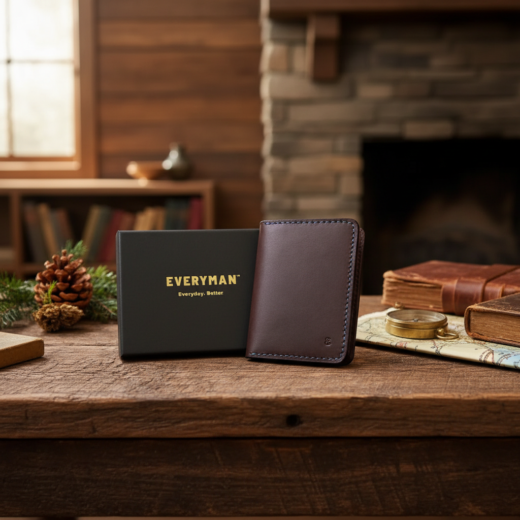 New Oxblood Holden Card Wallet with RFID Protection