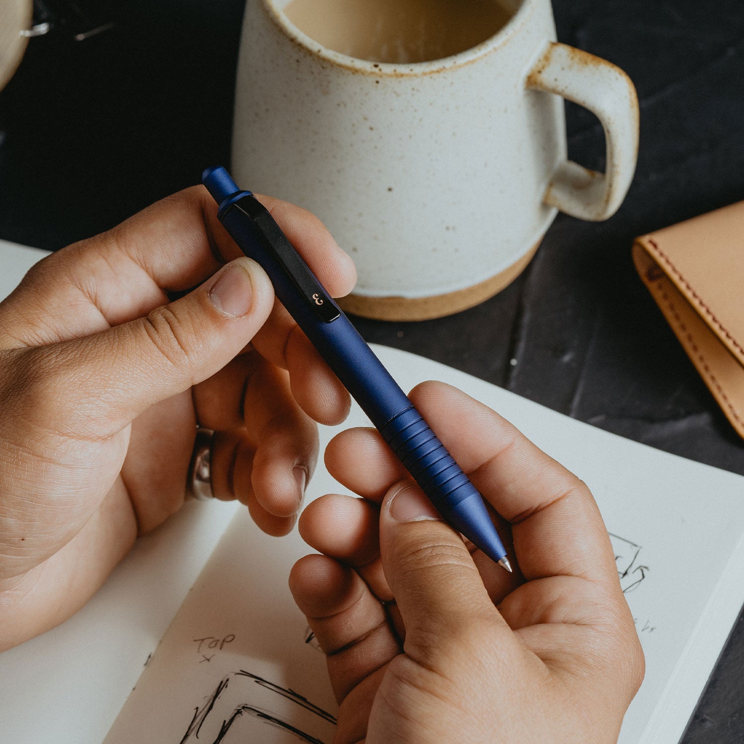 Midnight Super Matte Grafton Mini Pen