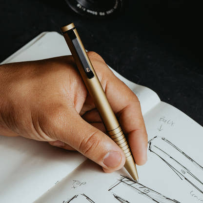 The Super Matte Grafton Mini Twist — Compact Twist-Action EDC Pen | Military