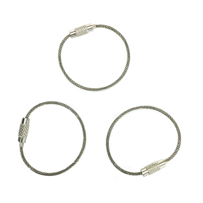 Cable Key Rings | Stainless Steel (3)